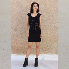 Load image into Gallery viewer, The &quot;Love is Dead&quot; Black Gothic Dress