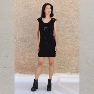 The "Love is Dead" Black Gothic Dress
