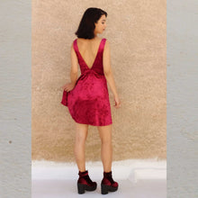 Load image into Gallery viewer, Red Velvet Dress