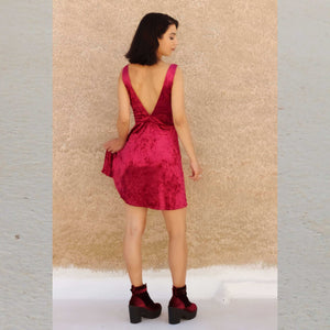 Red Velvet Dress